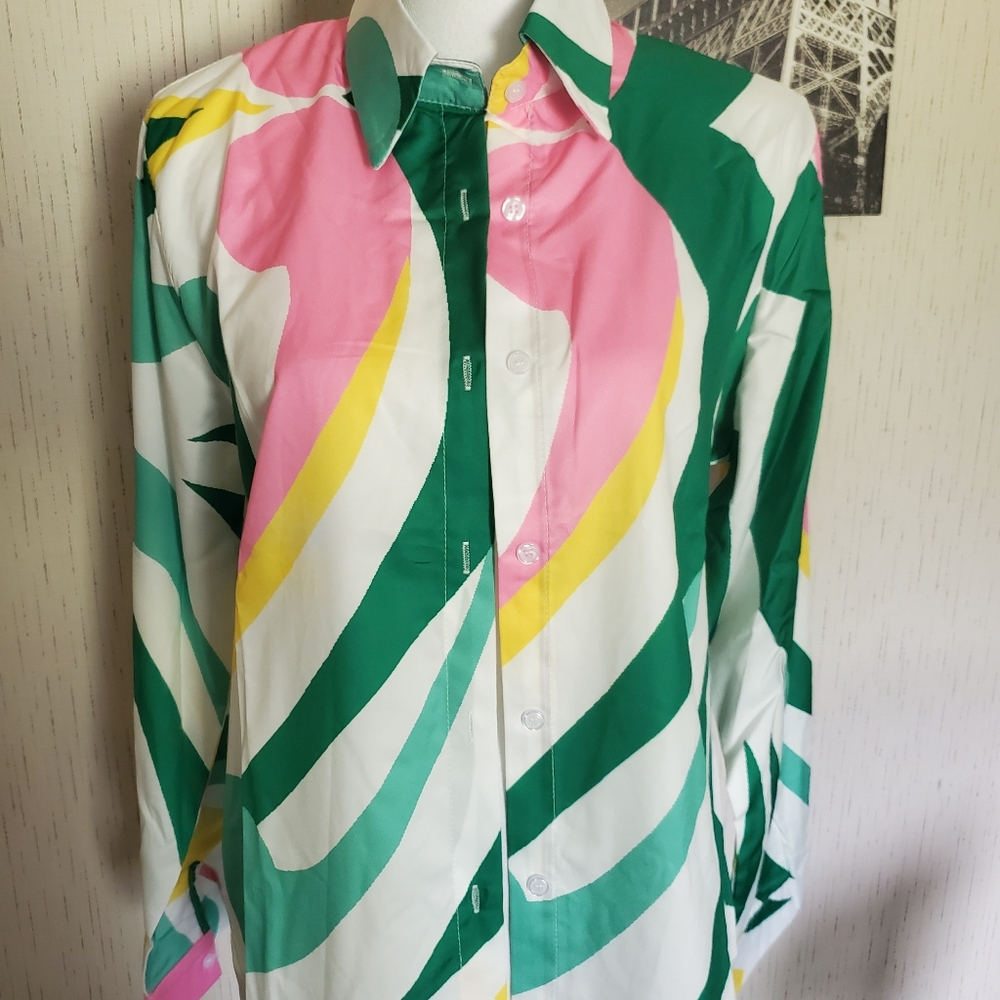 Swirl Pattern Blouse